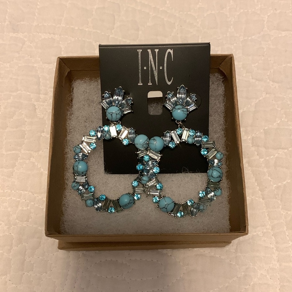 INC Blue Earrings
